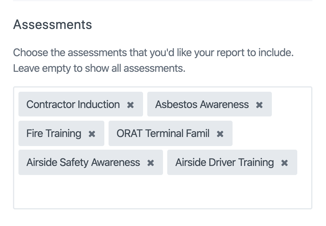 Airport training assessment report | AIRDAT Passport