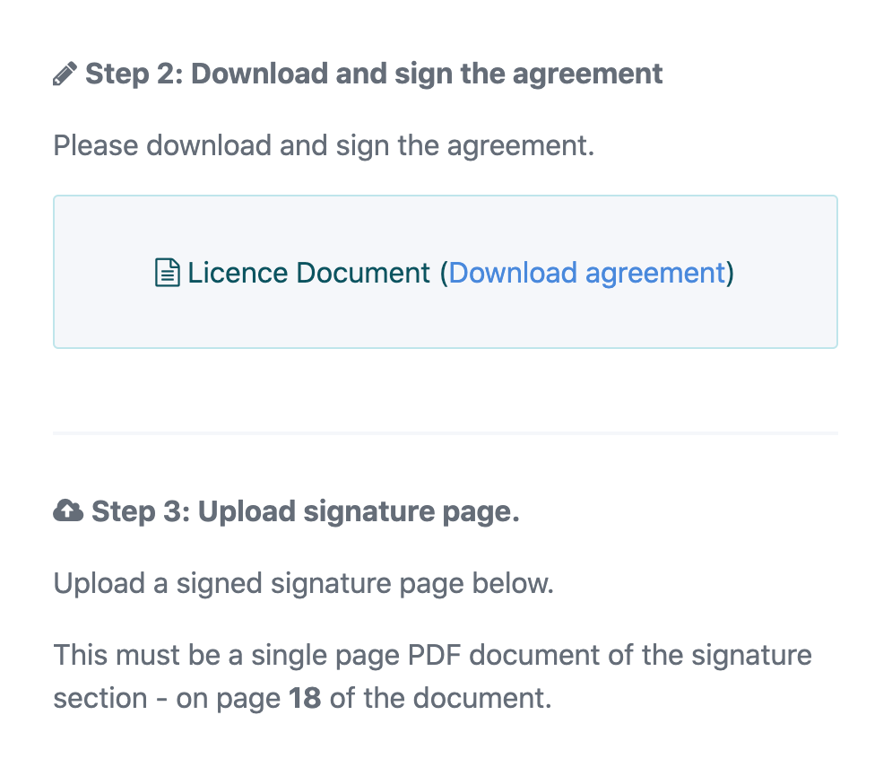 Digitally signing licence agreements | AIRDAT Onboard