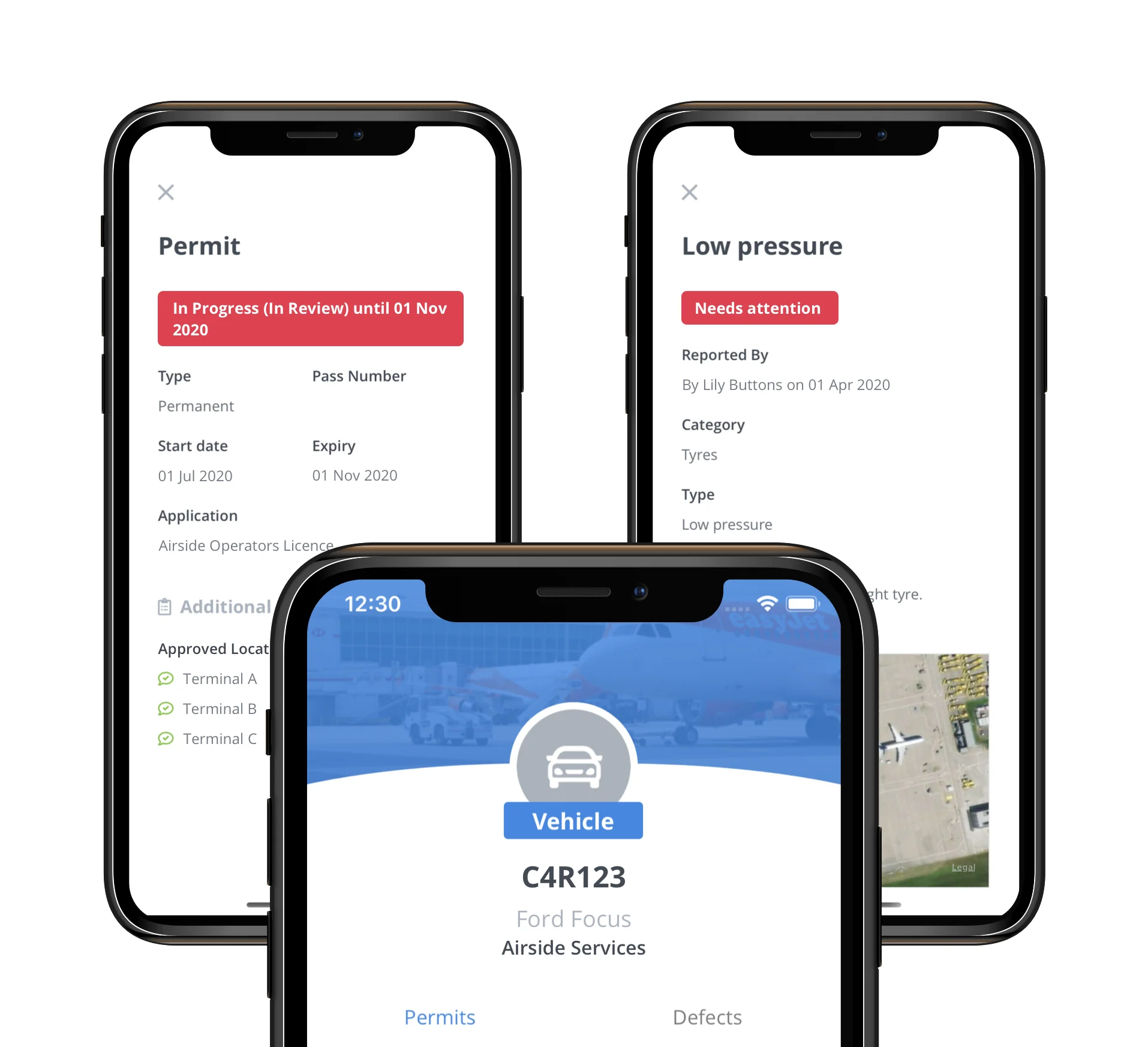 Vehicle profile, permit and defect | AIRDAT VISA