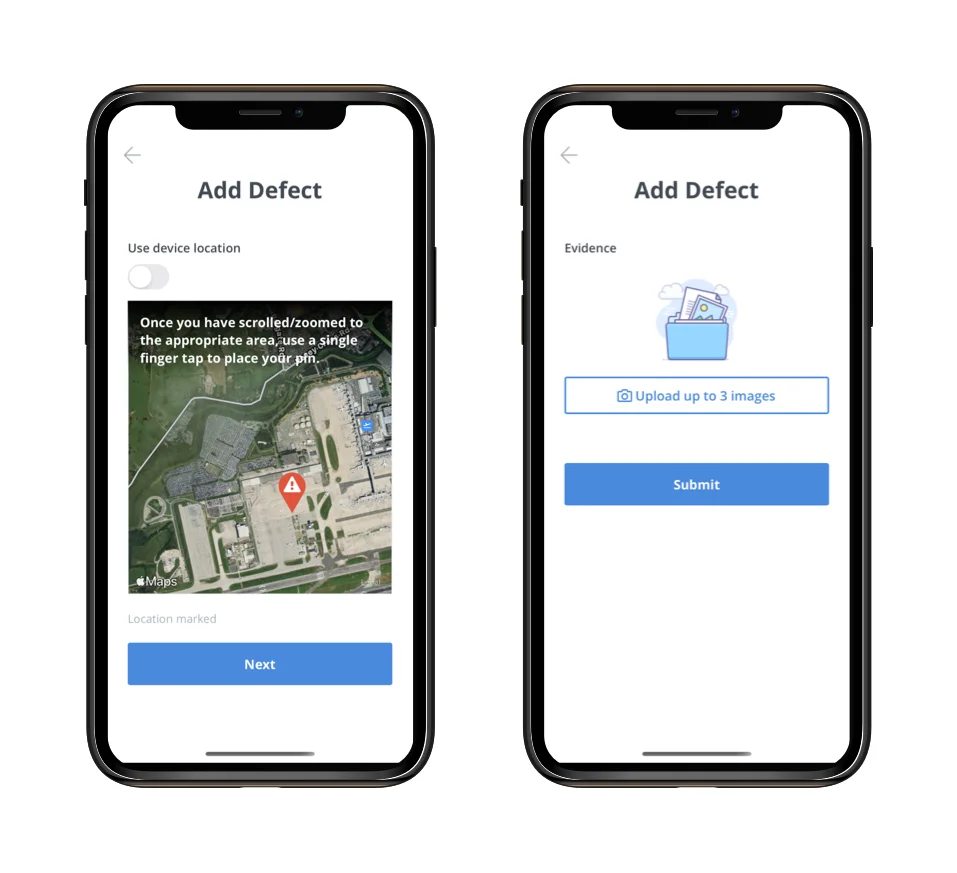 Add defect | AIRDAT VISA
