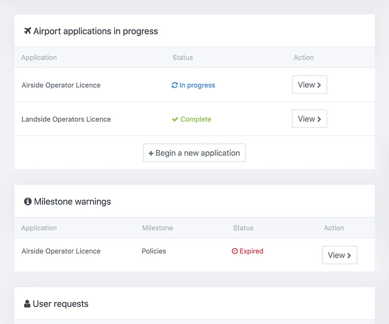 Company dashboard | AIRDAT Onboard