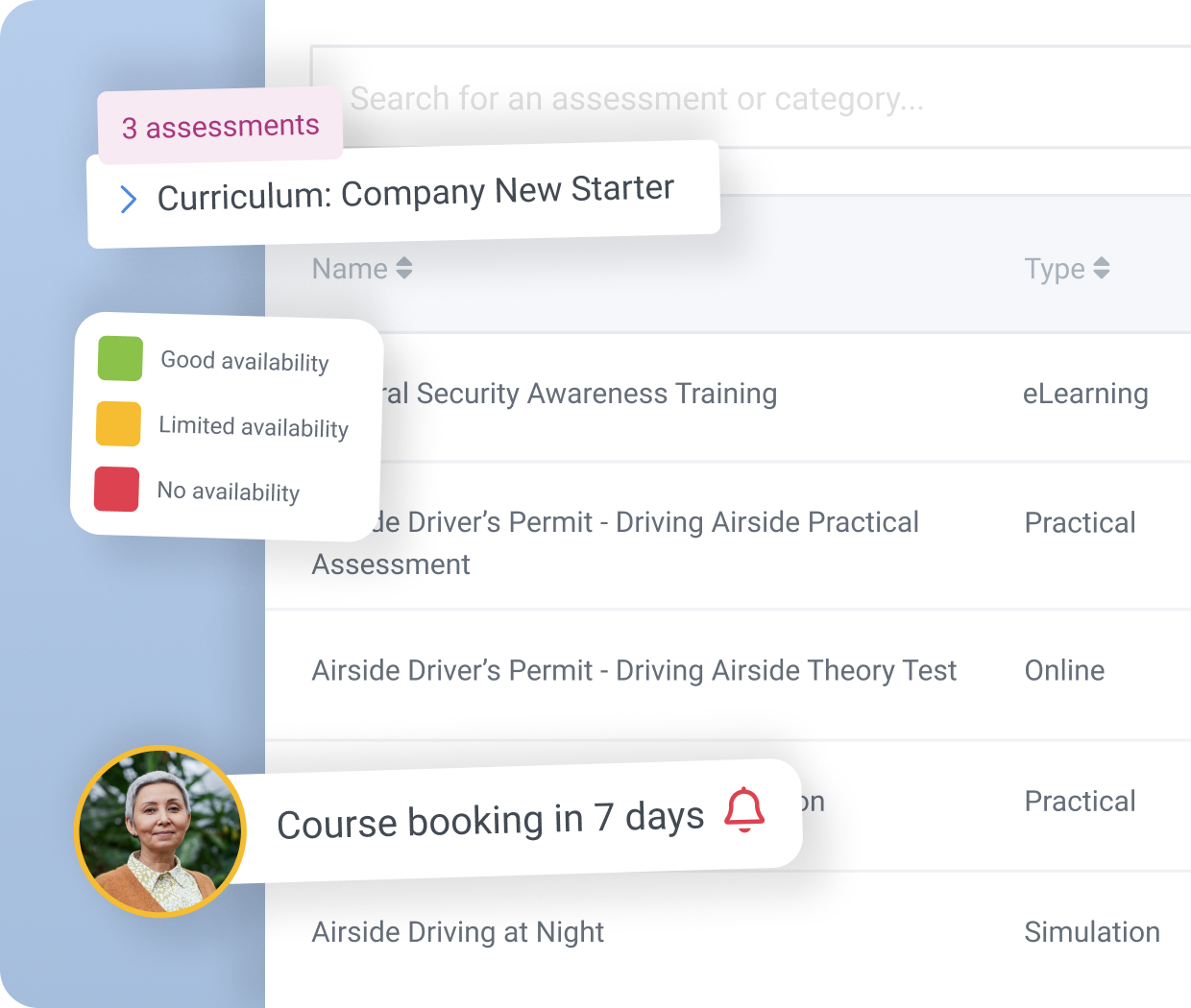 Training features | Airport Safety system | AIRDAT Passport