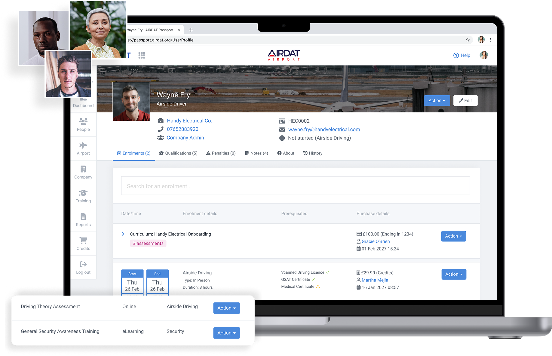 Passport system image | Airport Safety system | AIRDAT Passport